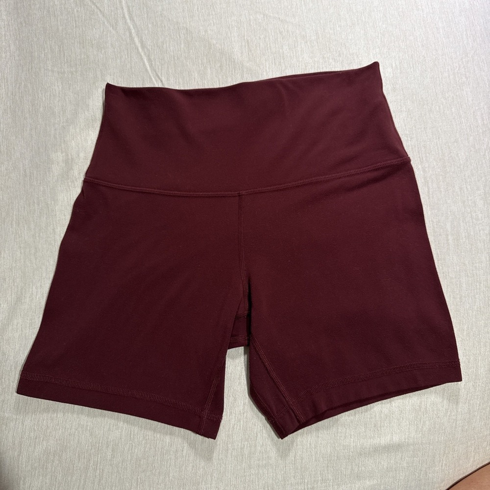 Lululemon Align High Rise Short 6 Chianti Red Womens 6 LW5CT3S